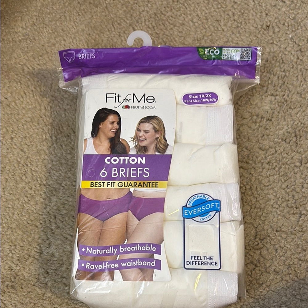 🌸NEW🌸  Fruit of the Loom Cotton Briefs - White